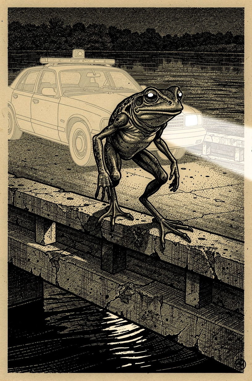 The Loveland Frogman — field illustration
