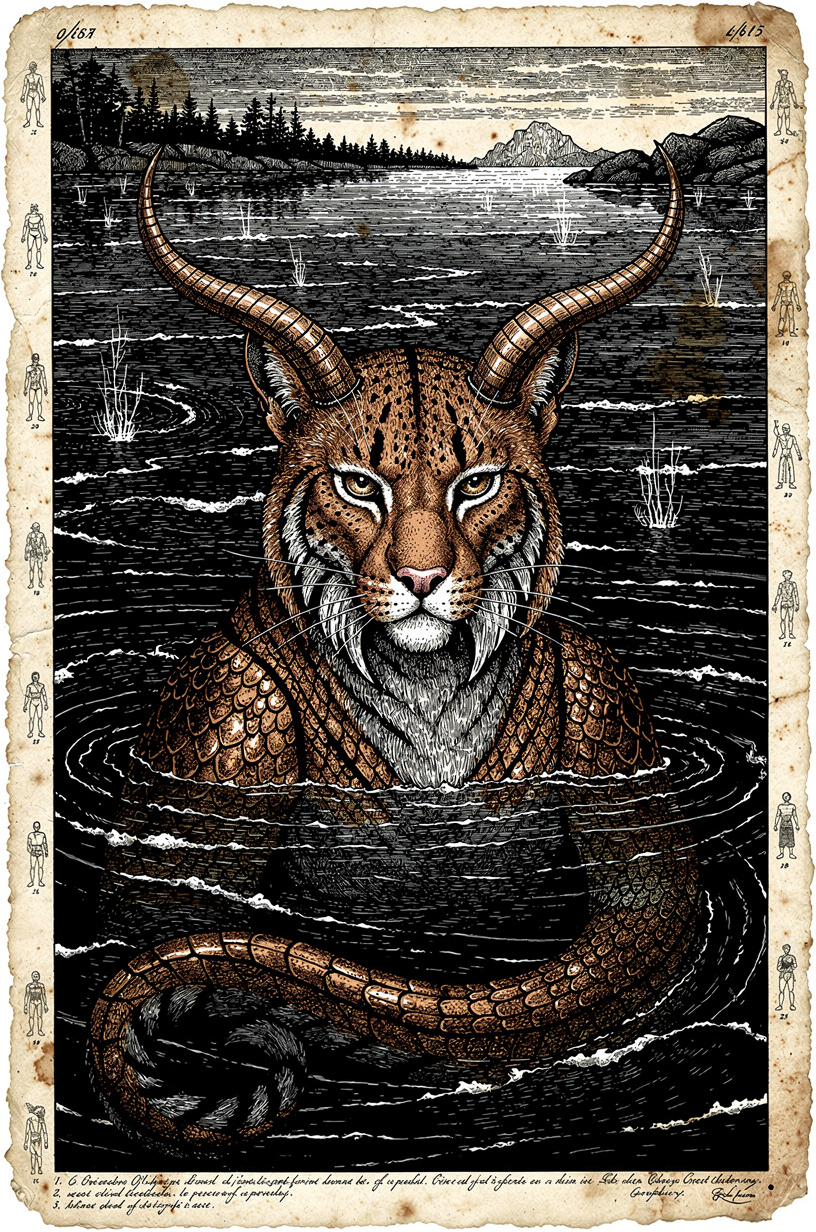 Mishipeshu — field illustration