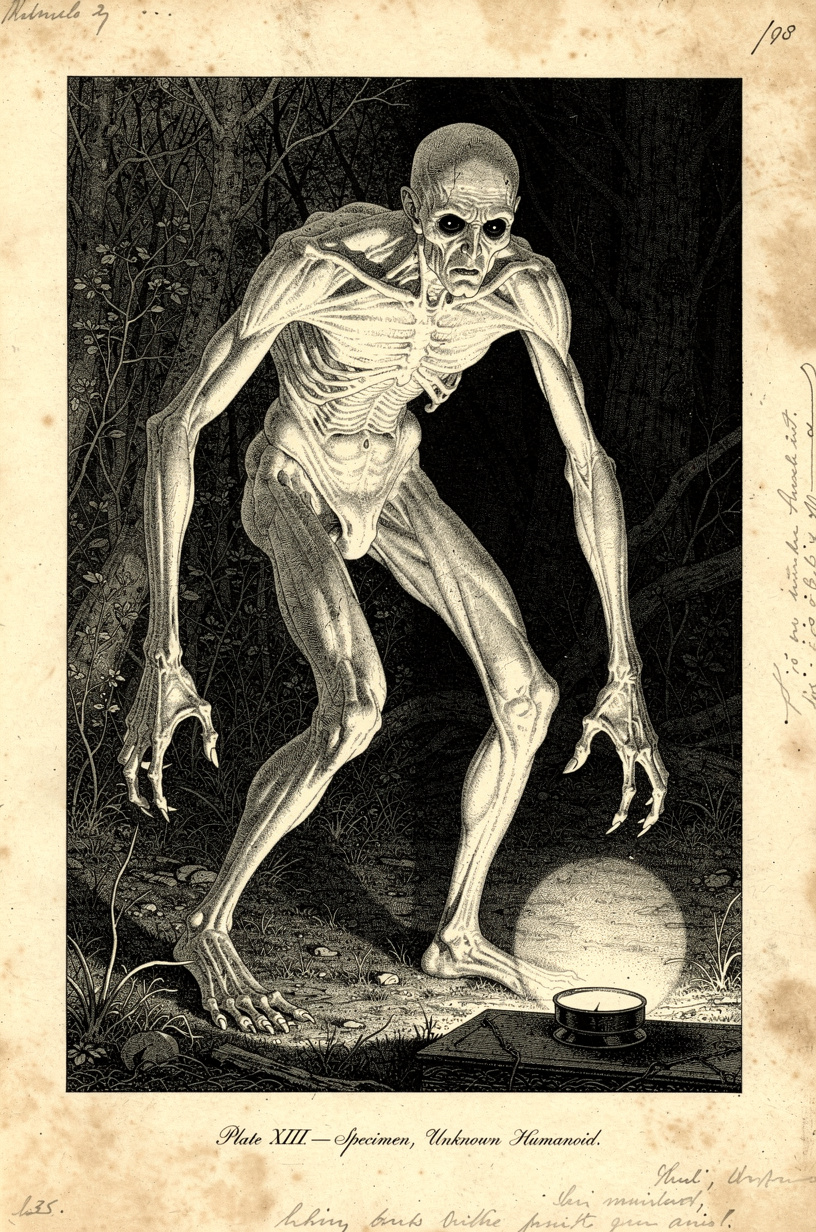 The Pale Crawler — field illustration