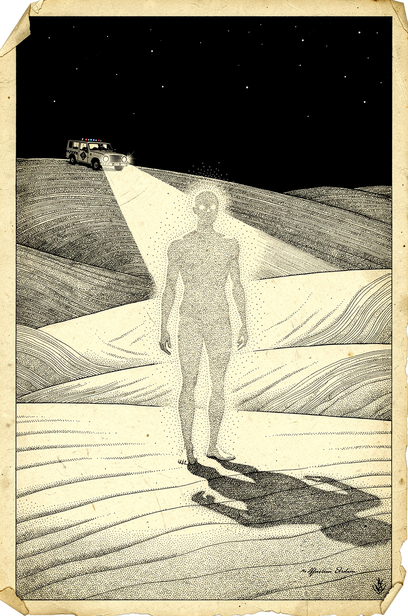 The White Sands Entity — field illustration